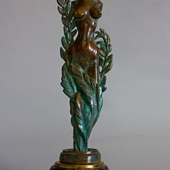 Sculpture titled "Flora-bronz,granit" by Seryoja Stefanov, Original Artwork, Metals