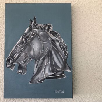 "Hard horse" başlıklı Resim Sedat Sanatasan tarafından, Orijinal sanat, Akrilik Ahşap Sedye çerçevesi üzerine monte edilmiş
