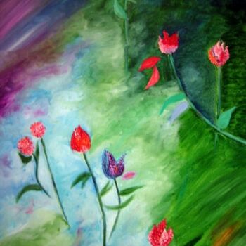 Digital Arts titled "Just Flowers" by Sesha, Original Artwork