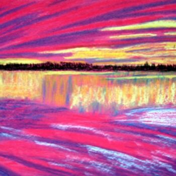 Digitale Kunst mit dem Titel "Evening Glory" von Sesha, Original-Kunstwerk, Öl