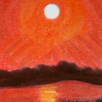 Grafika cyfrowa / sztuka generowana cyfrowo zatytułowany „Sunrise Sunset.” autorstwa Sesha, Oryginalna praca, Olej