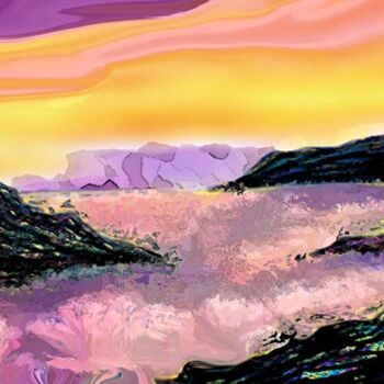 Arts numériques intitulée "Summer Sundown" par Sesha, Œuvre d'art originale, Autre