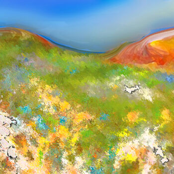 Digital Arts titled "painting-mixed-medi…" by Sesha, Original Artwork