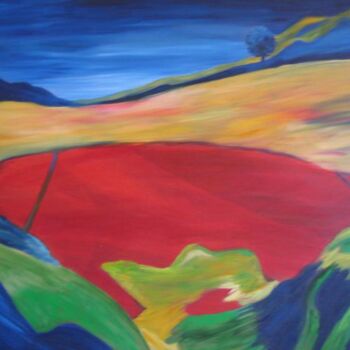 Digital Arts titled "Landscape Perception" by Sesha, Original Artwork, Oil