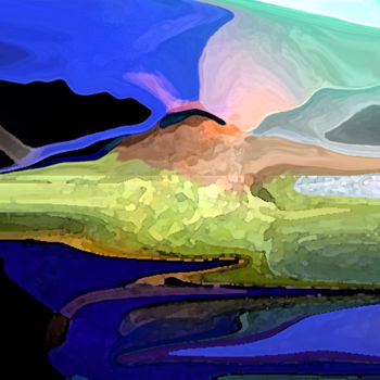 Digital Arts titled "Indestructible Earth" by Seshadri, Original Artwork, Acrylic