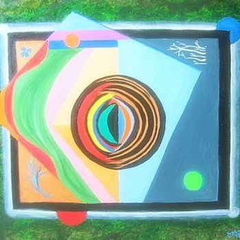 Digital Arts titled "Organic Growth" by Seshadri, Original Artwork, Oil