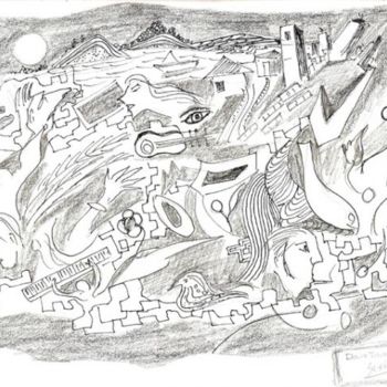Digital Arts titled "Citiscape" by Seshadri, Original Artwork