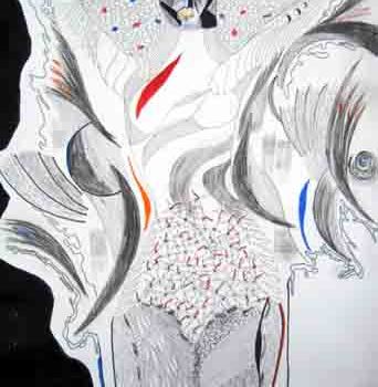 Digital Arts titled "Female Figurative D…" by Seshadri, Original Artwork, Other