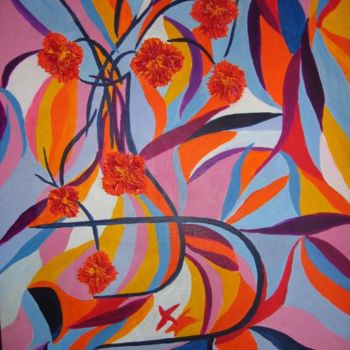 Digital Arts titled "Just Flowers-2-Spri…" by Seshadri, Original Artwork, Oil