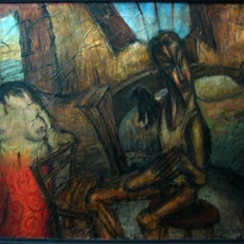 Malerei mit dem Titel "apathy" von Seshadri, Original-Kunstwerk