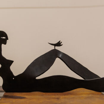 Sculpture titled "Méditerranéenne" by Setch, Original Artwork, Metals