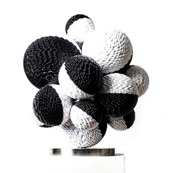 Skulptur mit dem Titel "Circle XXXI" von Seungwoo Kim, Original-Kunstwerk, Kunststoff