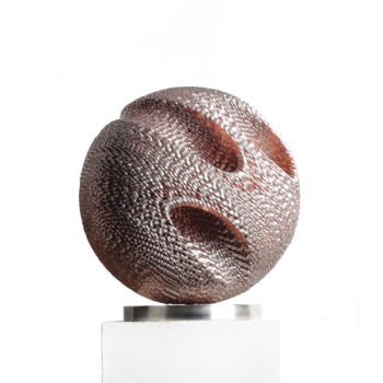 Sculpture titled "Kinetic sculpture m…" by Seungwoo Kim, Original Artwork, Metals