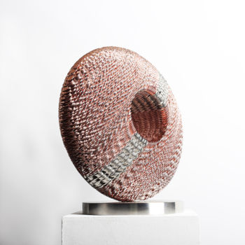 Scultura intitolato "Kinetic sculpture m…" da Seungwoo Kim, Opera d'arte originale, Metalli