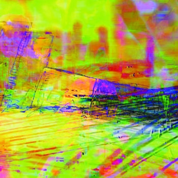 Digital Arts titled "Loire N°2.jpg" by Colette Mâchard-Sevestre, Original Artwork, Digital Painting