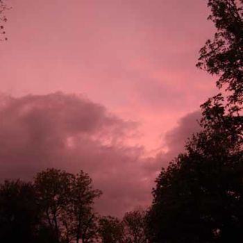 Photographie intitulée "orage du soir, mai…" par Sève, Œuvre d'art originale