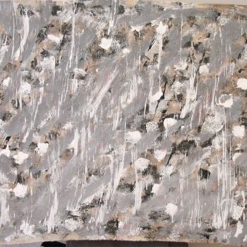 Painting titled "Orage" by Dona Swan, Original Artwork