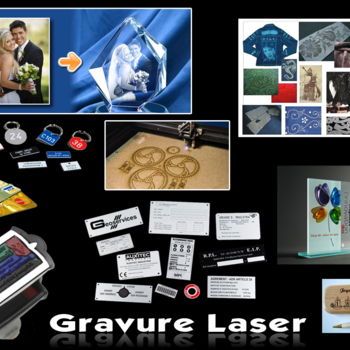 Arte digitale intitolato "gravure-laser.jpg" da Allal Babouri, Opera d'arte originale