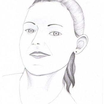 Drawing titled "Elodie" by Séverine Martin, Original Artwork, Other
