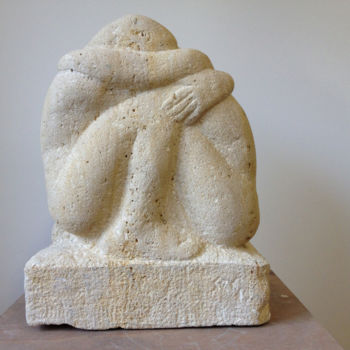 Sculpture intitulée "Emprise-II" par Sev, Œuvre d'art originale, Pierre