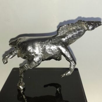 Sculpture titled "EQUUS" by Severino Braccialarghe, Original Artwork, Stainless Steel