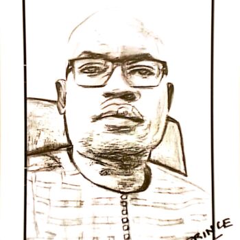 Dessin intitulée "ART30" par Sewa Situ Prince-Agbodjan, Œuvre d'art originale, Crayon Monté sur Carton