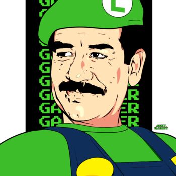 "Sadam Luigi (  You…" başlıklı Resim Sexy Rabbit tarafından, Orijinal sanat, Dijital Fotoğrafçılık