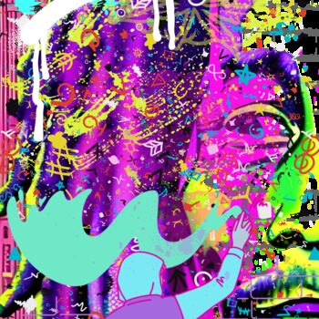 Цифровое искусство под названием "Streetart bob#1" - Sglxxxiii, Подлинное произведение искусства, 2D Цифровая Работа
