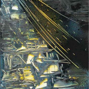 Peinture intitulée "Ville et autoroute…" par Shadowmoon, Œuvre d'art originale