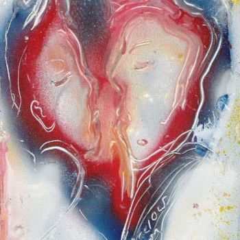 Peinture intitulée "Dame de Coeur" par Shadowmoon, Œuvre d'art originale