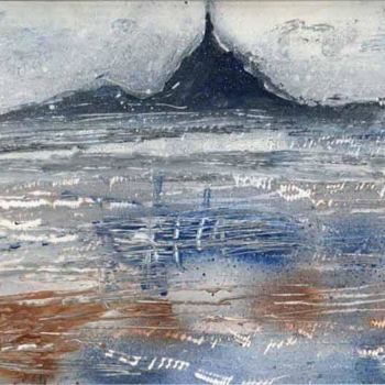 Peinture intitulée "Mont Saint Michel 02" par Shadowmoon, Œuvre d'art originale