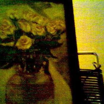 Peinture intitulée "Roses dans un vase…" par Shadowmoon, Œuvre d'art originale