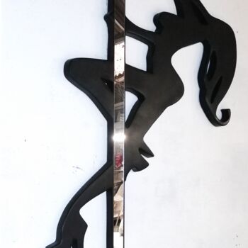 「Sculpture Pôle Dance」というタイトルの彫刻 Shagmacによって, オリジナルのアートワーク, 樹脂