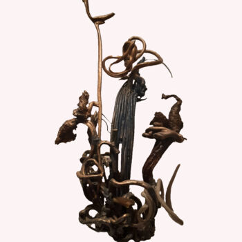 Скульптура под названием "Victory" - Shahriar Aghakhani, Подлинное произведение искусства, Пластмасса