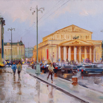 Painting titled "Today theatrical we…" by Shalaev Alexey, Original Artwork, Oil