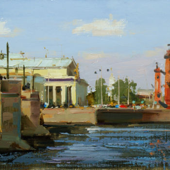 Painting titled "День чудесный, гуля…" by Shalaev Alexey, Original Artwork, Oil