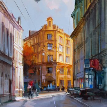 Peinture intitulée "Zlatoustinskiy alle…" par Shalaev Alexey, Œuvre d'art originale