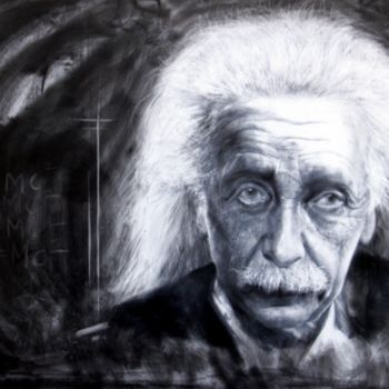 Pintura titulada "Einstein" por Bharti Yadav, Obra de arte original, Acrílico