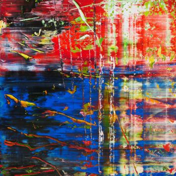 Картина под названием "Abstract Painting 2…" - Shamanov Vadim, Подлинное произведение искусства, Масло Установлен на Деревян…