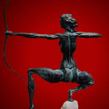 Sculpture intitulée ""Savage"" par Shanaro, Œuvre d'art originale