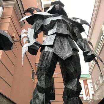 Escultura titulada "Шрэдэр" por Shangora, Obra de arte original, Metales