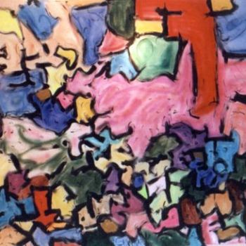 Painting titled "MY STORY PUZZLE" by Richard Lazzara, Original Artwork