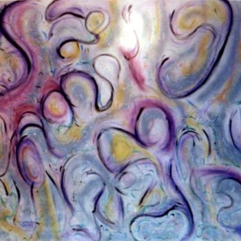 Painting titled "THOUGHT BUBBLES" by Richard Lazzara, Original Artwork
