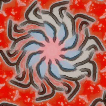 Artes digitais intitulada "Blossoming Energy" por Shanny Ask Lasasa, Obras de arte originais, Pintura digital
