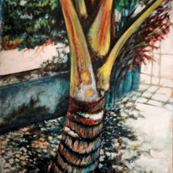 绘画 标题为“Palm Tree” 由Usha Shantharam, 原创艺术品, 丙烯
