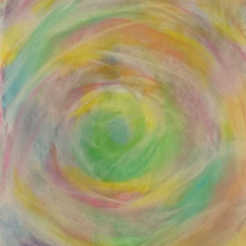 Drawing titled "Caresses d'ange 10" by Shanty, Original Artwork, Pastel