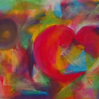 图画 标题为“Open heart” 由Shanty, 原创艺术品, 粉彩
