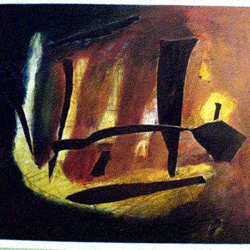 Pintura intitulada "shallaï" por Carol Shapiro, Obras de arte originais