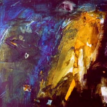Pittura intitolato "toile sans anecdote…" da Carol Shapiro, Opera d'arte originale