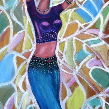 绘画 标题为“Восточный танец” 由Елена Шарагова, 原创艺术品, 油